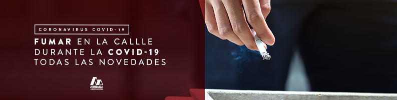 fumar en la calle covid